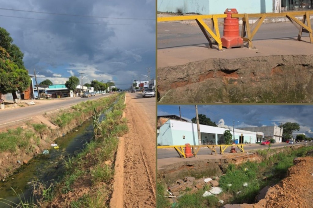 Promotoria apura erosões e risco de acidentes em avenida de Querência