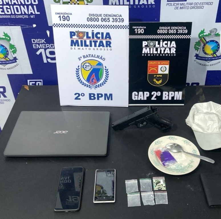 Polícia Militar prende dois homens em flagrante suspeitos por furto em Barra do Garças