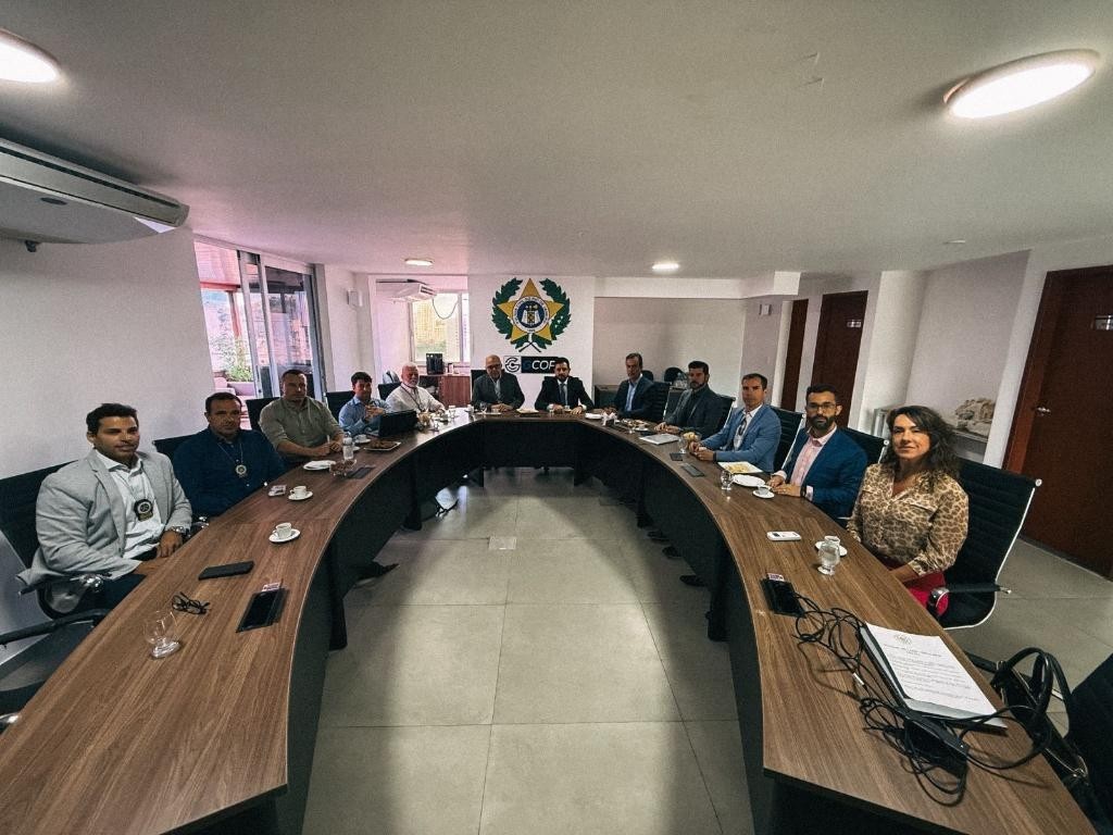 Delegados de Mato Grosso fazem visita institucional à Polícia Civil do Rio de Janeiro