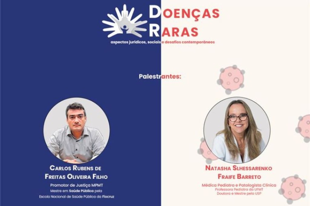 Doenças raras são tema de webinar promovido pelo MPMT nesta sexta (27)