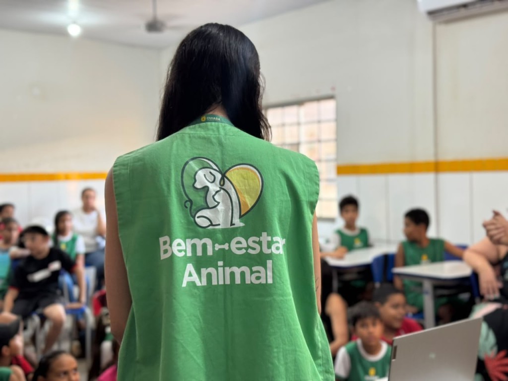 Projeto leva conscientização sobre proteção animal às escolas de Cuiabá
