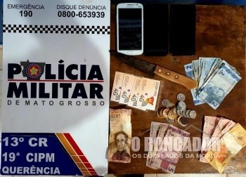 Responsável por diversos furtos à comércios em Querência é detido após furtar mais uma loja