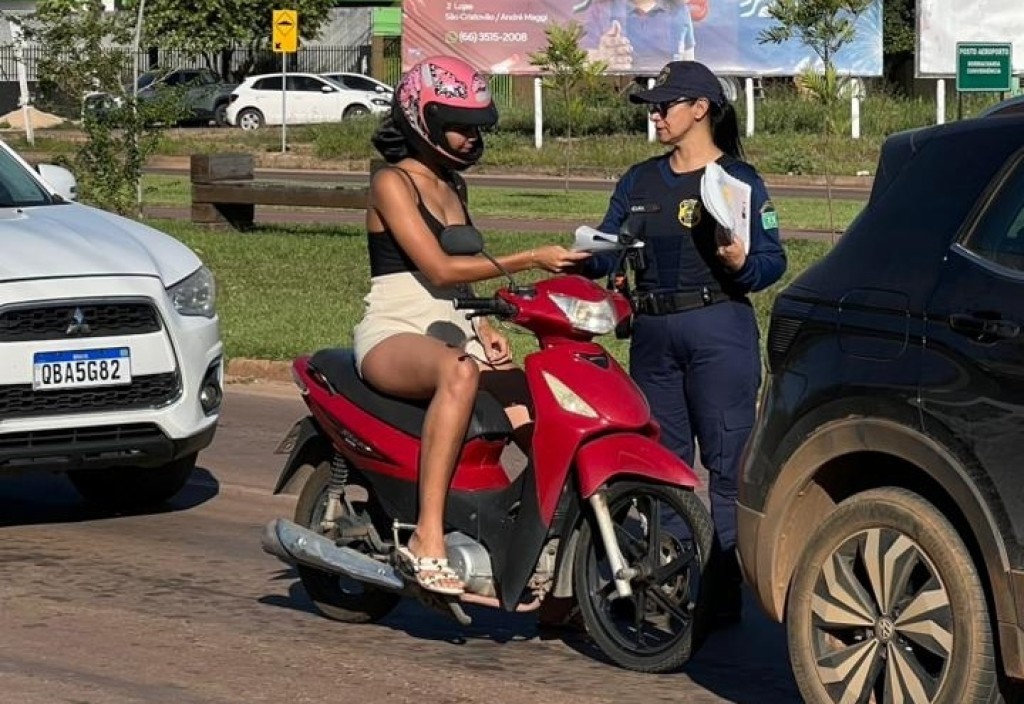 Maio Amarelo: ações de conscientização reforçam segurança no trânsito de Sinop