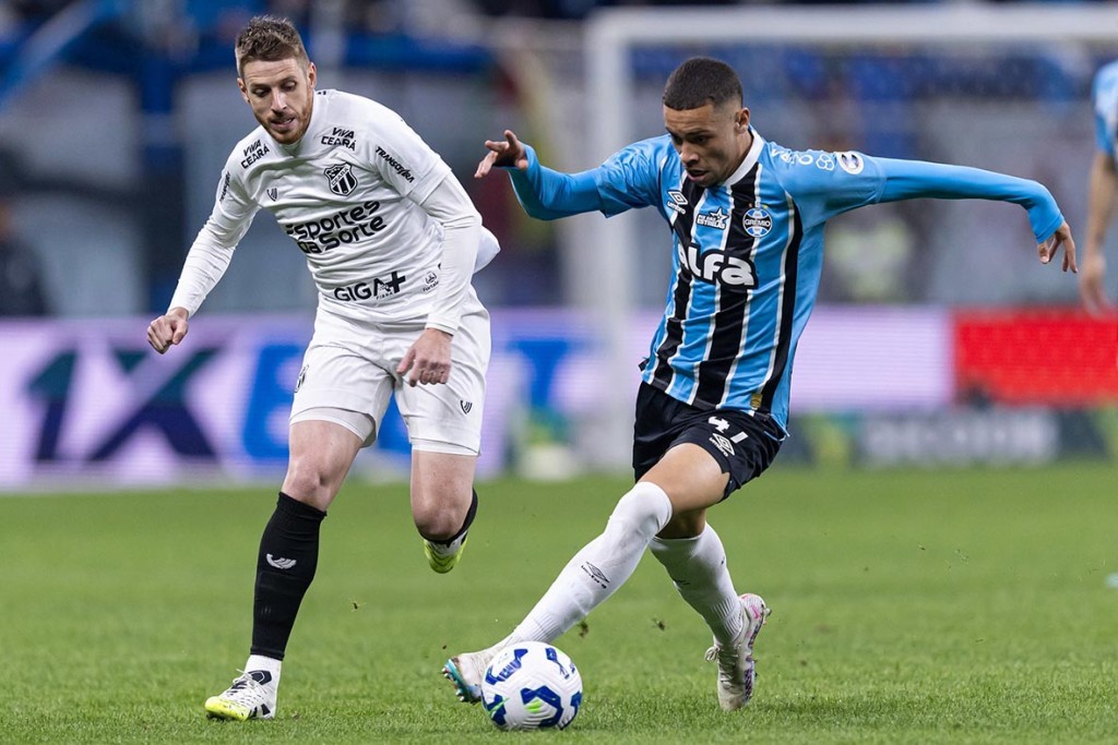 Empate sem gols na Arena: Grêmio e Ceará dividem pontos em jogo morno pelo Brasileirão