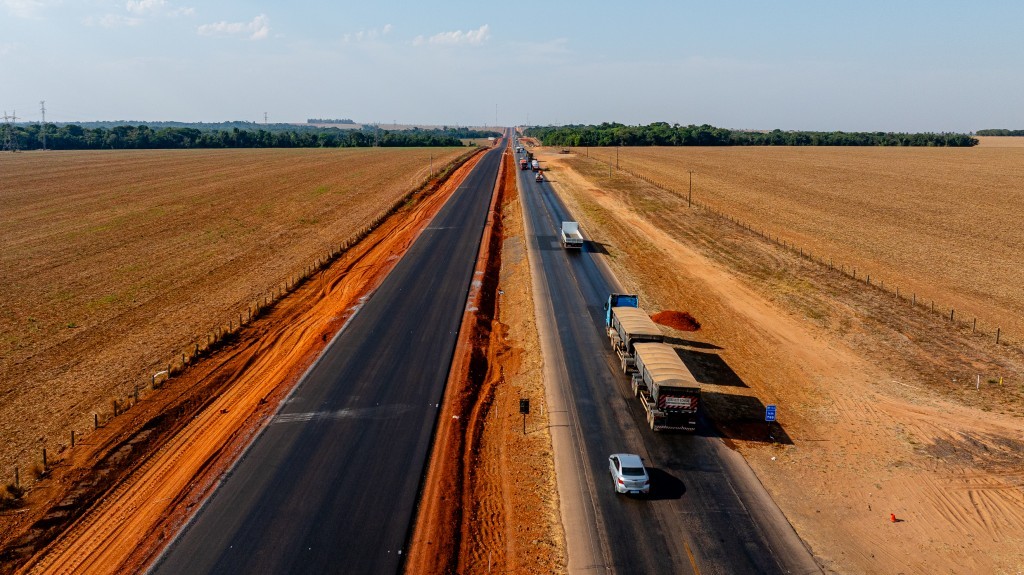 Dados da ANTT apontam que obras do Governo de MT na BR-163 representam 28% dos investimentos em rodovias federais