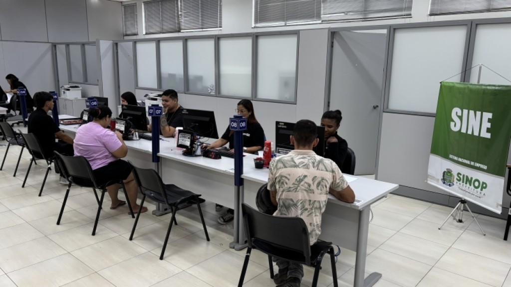 Prefeitura de Sinop oferece mais de 500 vagas de emprego pelo Sine nesta quarta-feira (15)