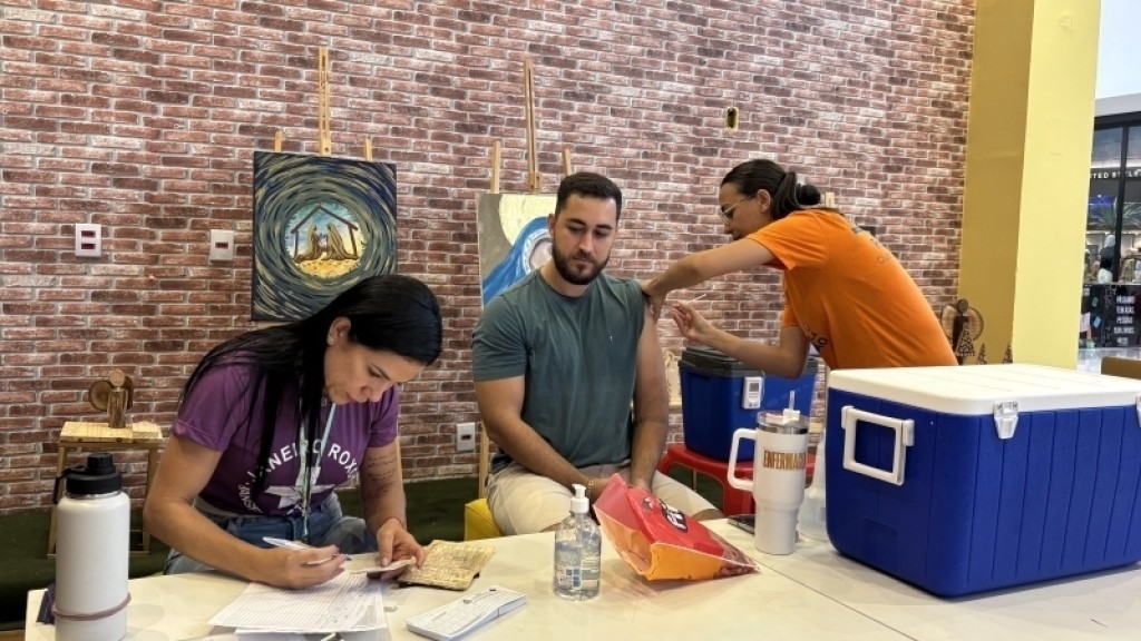 Prefeitura de Sinop realiza vacinação itinerante no shopping neste sábado (20) e domingo (21)