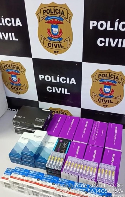 Polícia Civil prende casal que aplicou golpe de R$ 38 mil em empresa de produtos de harmonização orofacial