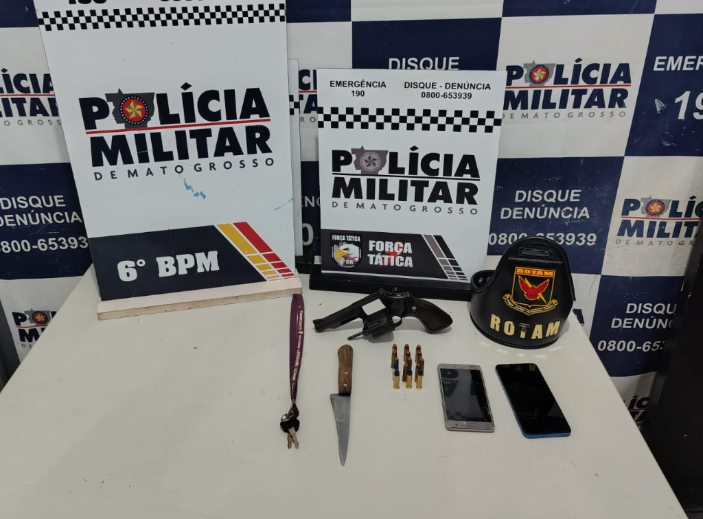 Polícia Militar detém integrantes de facção criminosa suspeitos de homicídios em Cáceres