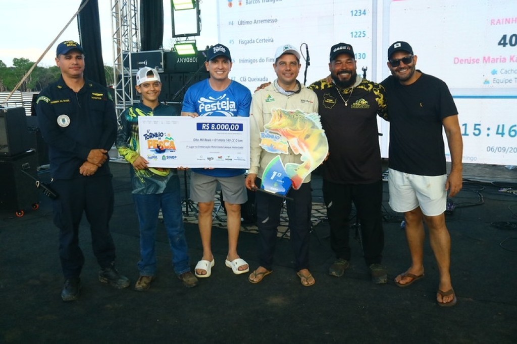 Festeja Sinop: Segundo dia do 6º Torneio de Pesca reúne competidores na Praia do Cortado e revela vencedor da categoria barco