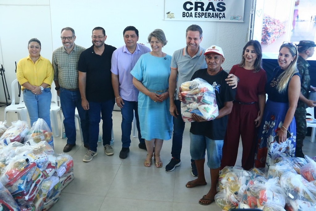 Prefeitura de Sinop inicia entrega de mais de 21 toneladas de alimentos arrecadados na Exponorte 2026