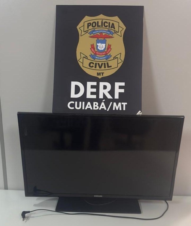 Polícia Civil prende suspeito de roubo contra idosa e recupera televisão poucas horas após o crime
