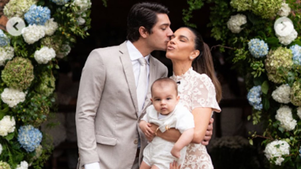 Mariana Rios celebra batizado do filho Palo e se emociona com detalhes da cerimônia