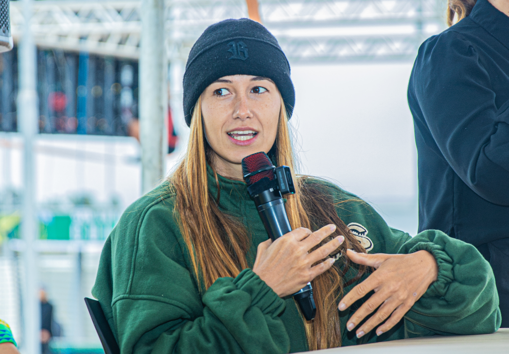 "É raro no Brasil ter uma estrutura do porte do skatepark de Mato Grosso", diz Dora Varella