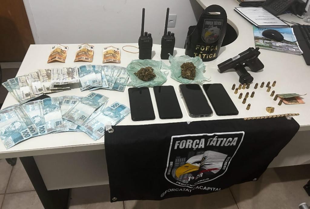 Força Tática prende homem com arma de fogo e munições em Chapada dos Guimarães