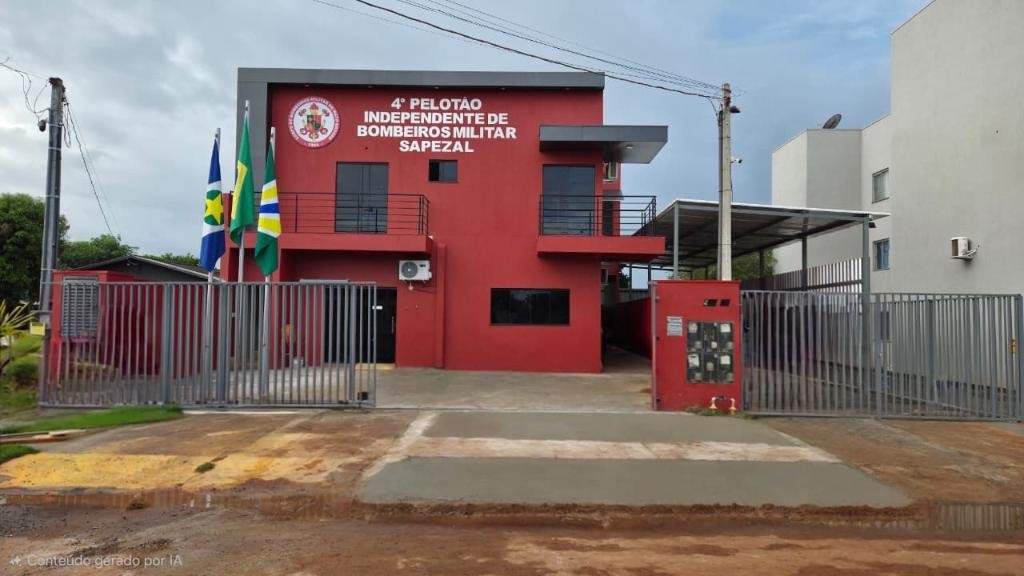 Corpo de Bombeiros inaugura nova unidade em Sapezal nesta quinta-feira (26)