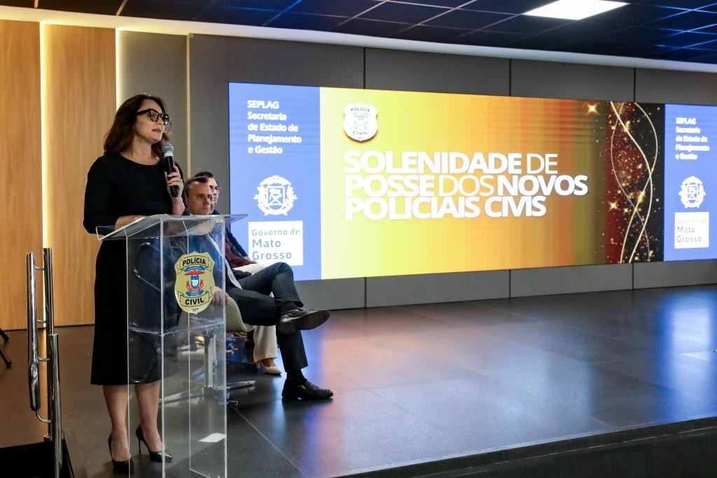 Polícia Civil dá posse a 124 novos investigadores e escrivães de Mato Grosso