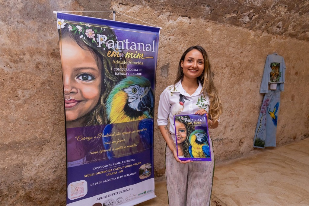 Exposição "Pantanal em Mim" reúne arte, memória e reflexão ambiental em Cuiabá