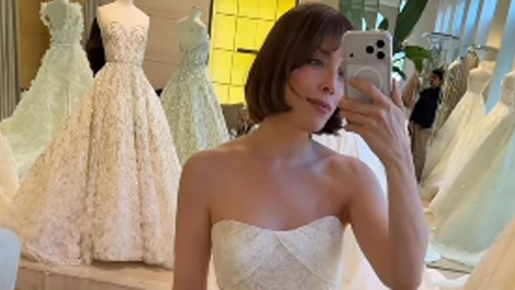 Fabiana Justus mostra opções de vestidos para renovação de votos que não escolheu