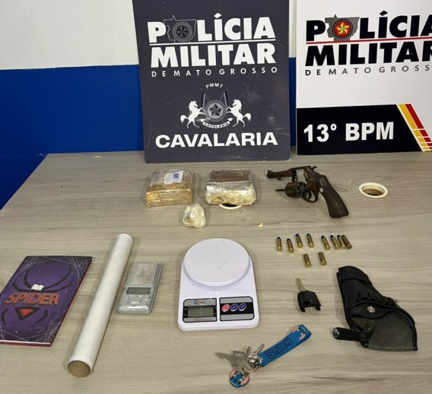 Cavalaria da PM prende dois homens suspeitos por tentativa de homicídio