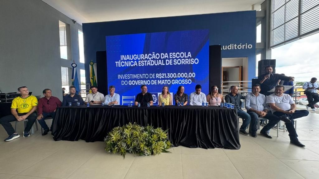 Nova sede de Escola Técnica Estadual é inaugurada em Sorriso e completa meta de 17 unidades no Estado