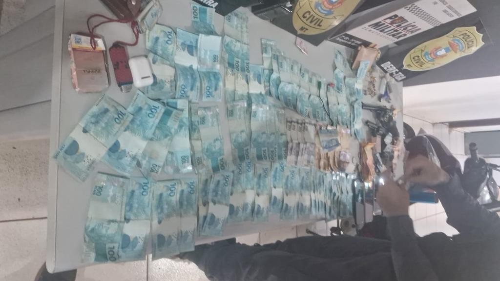 Polícias Civil e Militar prendem cinco criminosos envolvidos em roubo com reféns em Tangará da Serra