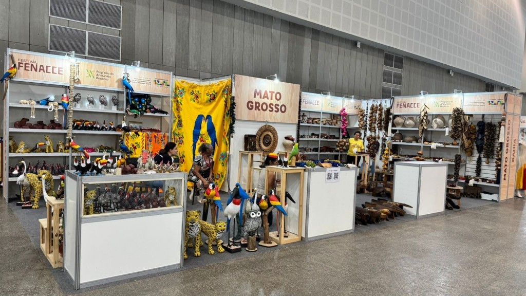 Com apoio da Sedec, artesãos de Mato Grosso apresentam produção em evento nacional