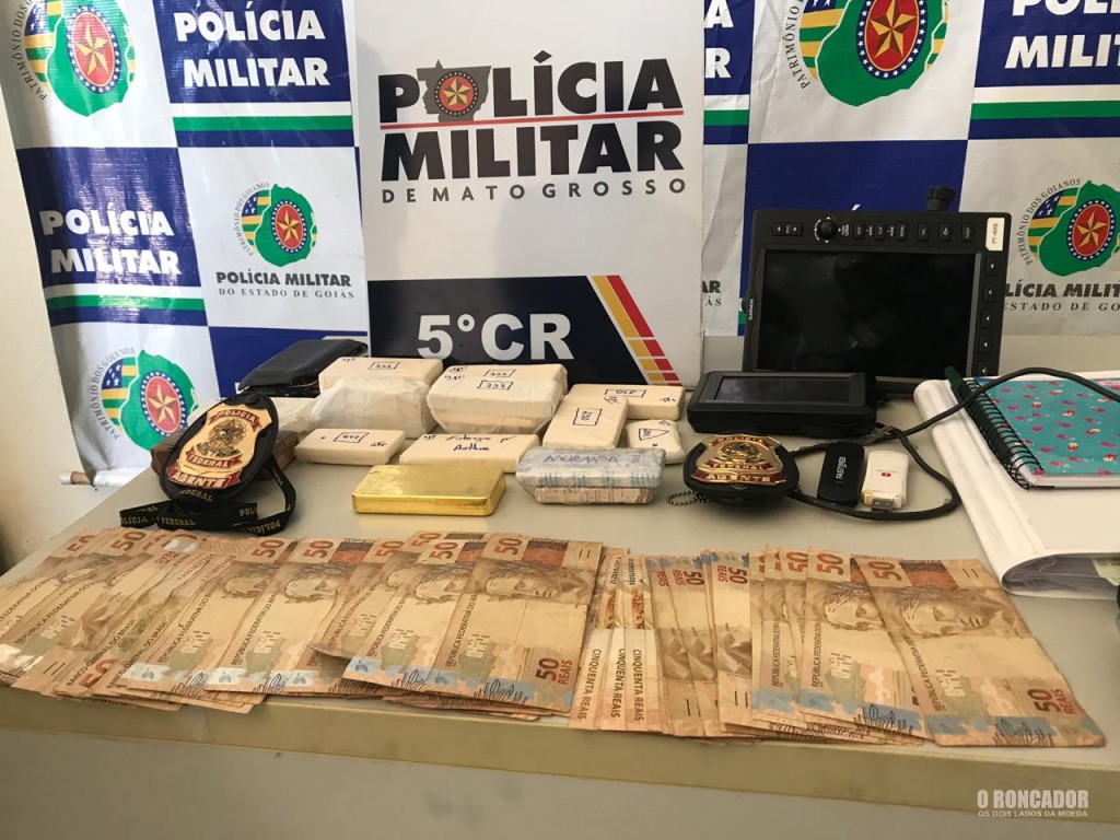 ARAGARÇAS – Operação integrada das policias de Goiás e Mato Grosso apreende 16,6 quilos de ouro