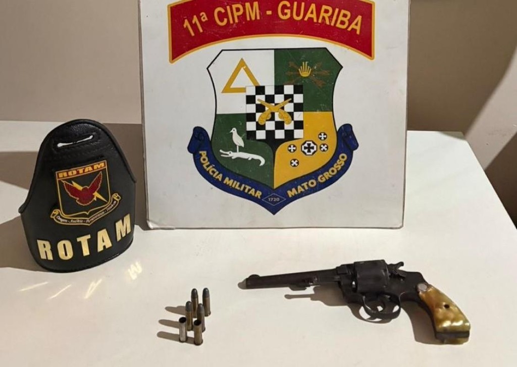 Rotam apreende arma de fogo e munições com faccionado com extensa ficha criminal