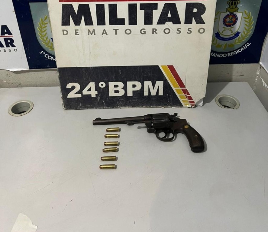 Quatro faccionados são presos por porte ilegal de arma de fogo e ameaça em Cuiabá