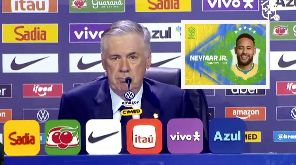 Ancelotti convoca Brasil para a Copa de 2026 e Neymar volta à Seleção após quase três anos