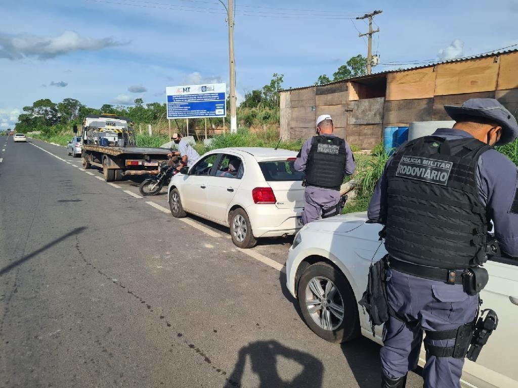 Batalhão de Trânsito da Polícia Militar intensifica fiscalização nas rodovias estaduais de MT