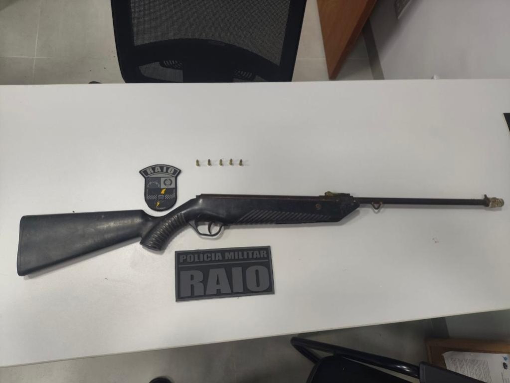 Companhia Raio prende homem com espingarda sem documentação em Guarantã do Norte