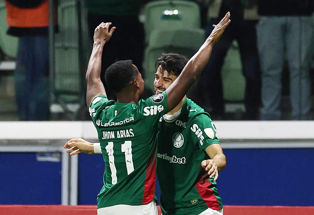 Com show de Flaco López e Arias, Palmeiras goleia Junior Barranquilla na Libertadores