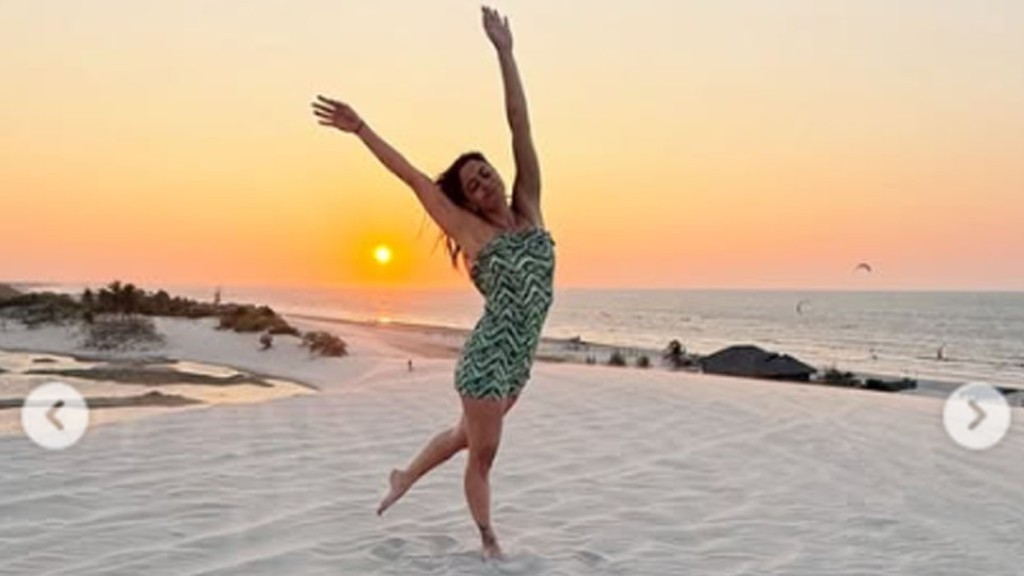 Carol Castro curte dias de descanso em Jericoacoara e revela desejo de voltar