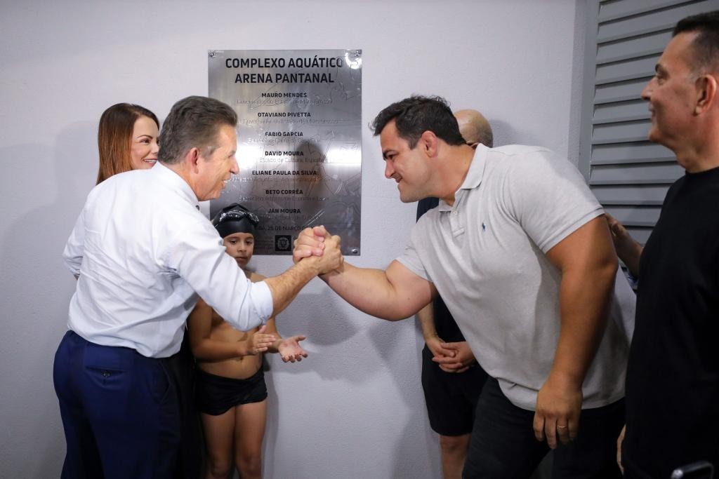 Governo de MT entrega nova piscina olímpica com estrutura completa no Complexo Arena Pantanal