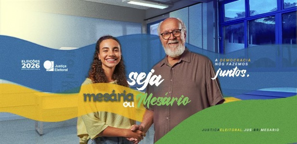 Eleições 2026: Justiça Eleitoral convoca voluntários para atuarem como mesários