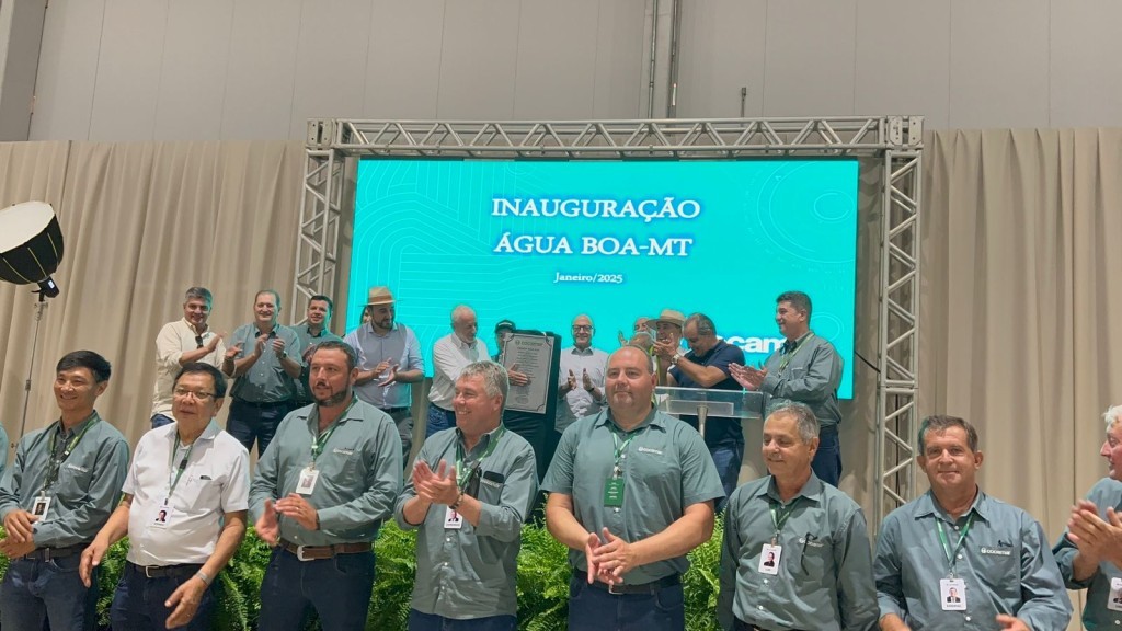 Deputado destaca maior unidade da Cocamar instalada em Água Boa