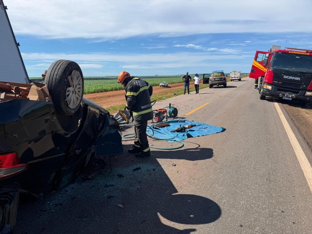 Corpo de Bombeiros atende ocorrências de acidentes de trânsito em Primavera do Leste e Campo Verde