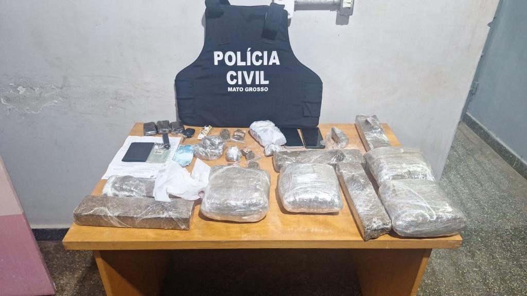 Homem investigado por violência doméstica é preso em flagrante por tráfico de drogas