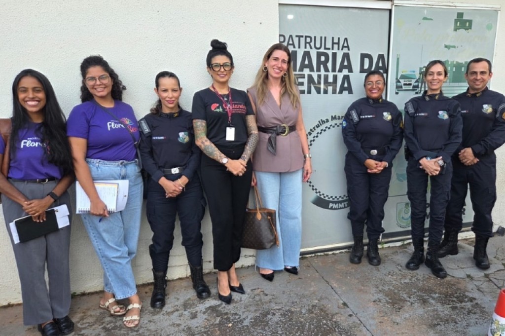 MPMT realiza visita técnica à Patrulha Maria da Penha