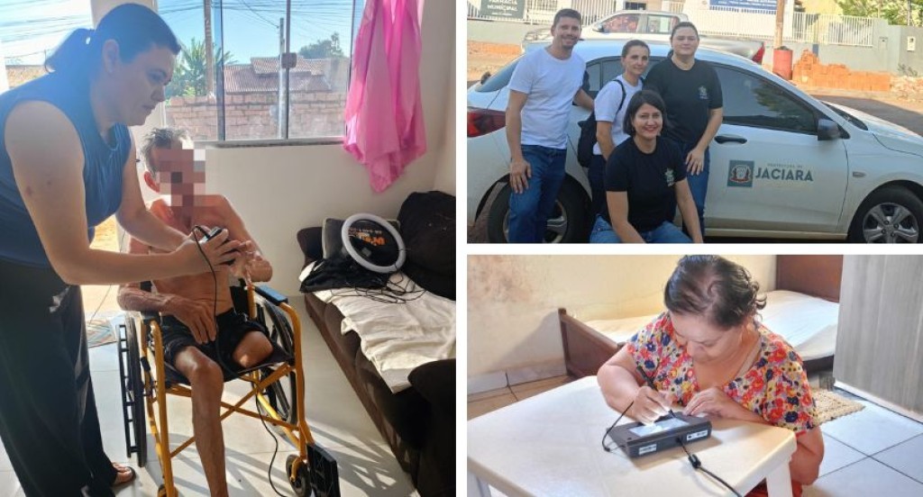 14ª Zona Eleitoral de Jaciara realiza atendimento domiciliar a eleitores com dificuldade de locomoção