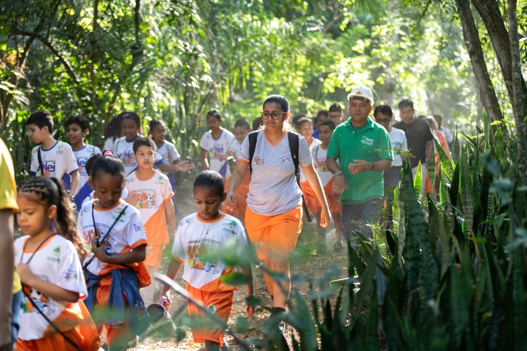 Horto Florestal recebe 120 crianças e está aberto para visitação