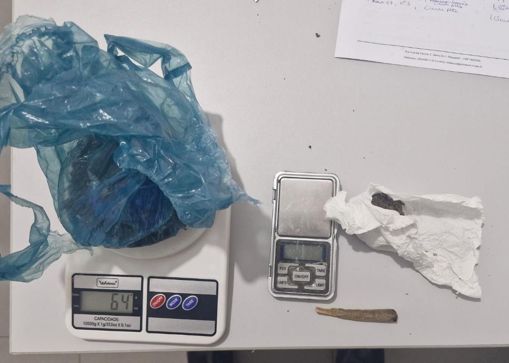 Polícia Civil prende jovem faccionado envolvido com o tráfico de drogas em Matupá
