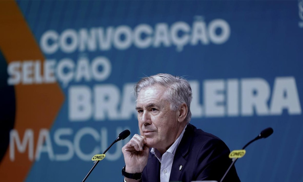 Ancelotti surpreende com convocação e novas caras para amistosos
