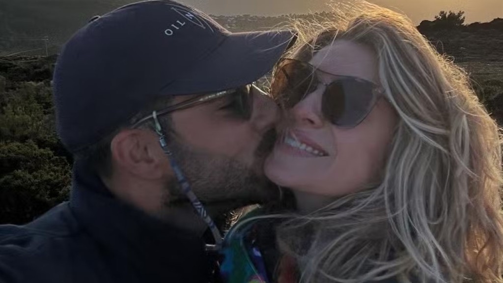 Leticia Spiller celebra um ano de namoro com português: ‘Presente mais lindo ‘