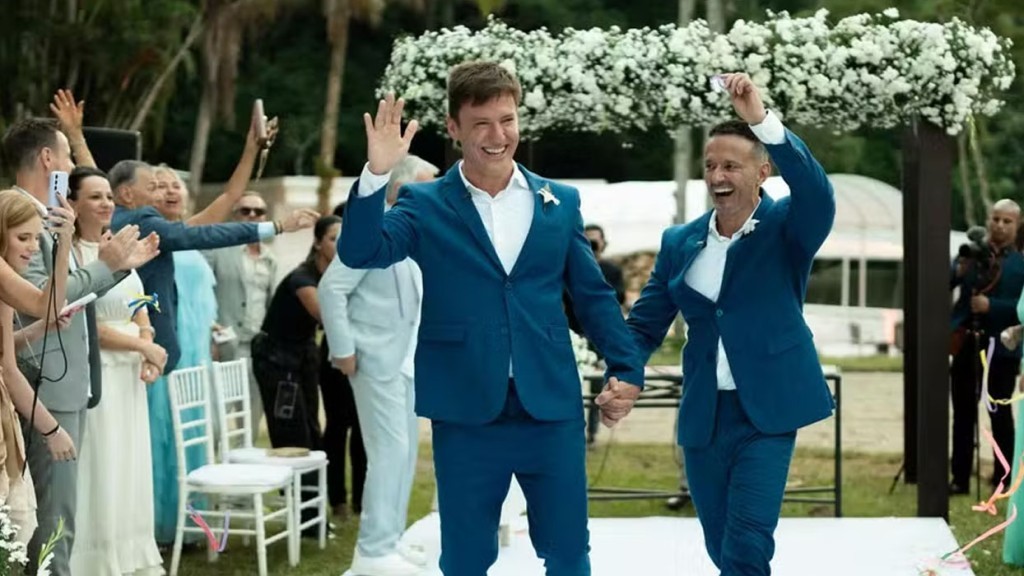 Felipe Suhre celebra casamento com Erick Andrade em cerimônia no Rio: ‘Foi lindo’