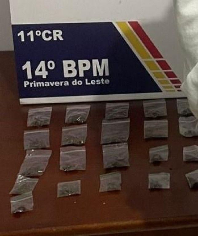 PM prende dois homens por tráfico de drogas e apreende porções de entorpecentes