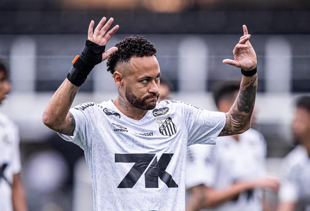 Santos com Neymar, empata com Fortaleza e segue próximo da zona de rebaixamento