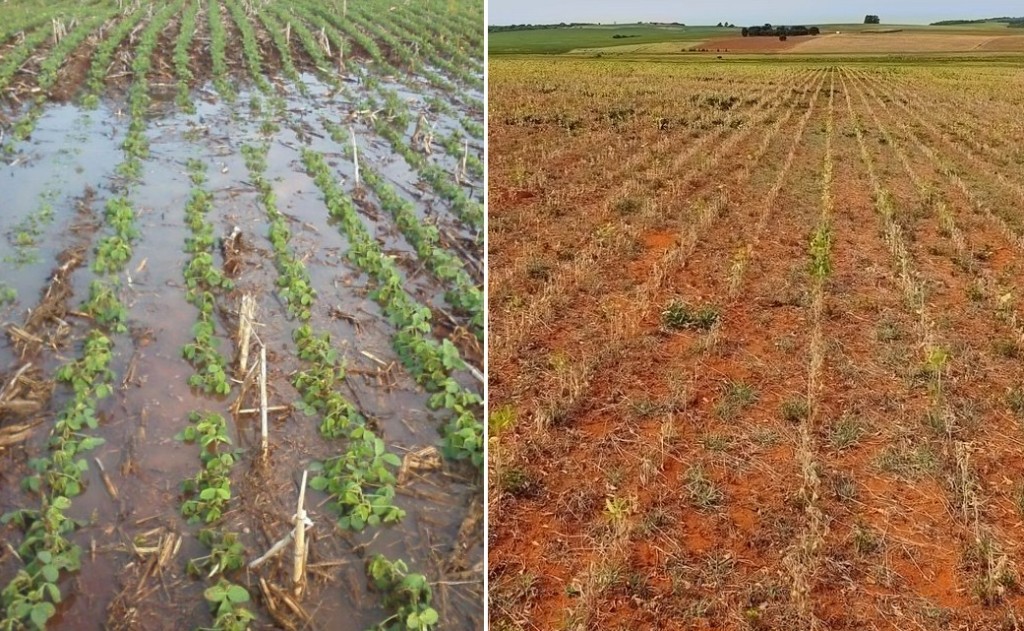 Excessos de  Chuva e seca levam emergência a 18 municípios